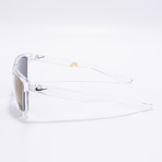 Men's Sunglasses // Crystal Clear + Medium Oil