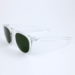 Men's Sunglasses // Clear + Green
