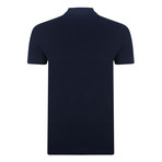 Trabzon Short Sleeve Polo Shirt // Navy (L)
