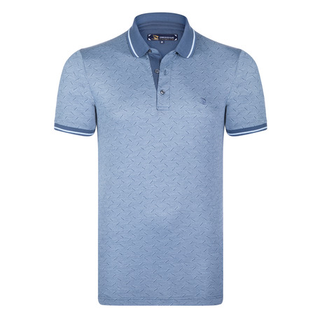 Manisa Short Sleeve Polo Shirt // Light Blue (S)