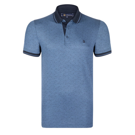Izmir Short Sleeve Polo Shirt // Indigo (S)
