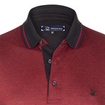Ankara Short Sleeve Polo Shirt // Bordeaux (2XL)
