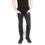 Nakkai Skinny Stretch Jeans // Black Ice (29WX32L)