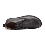 Folded Leather Boots // Black (Euro: 43)