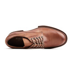 Textured Class Leather Lace Ups // Apricot (Euro: 40)