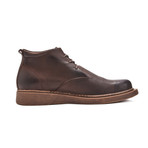 Folded Leather Boots // Coffee (Euro: 38)