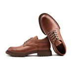 Textured Class Leather Lace Ups // Apricot (Euro: 44)