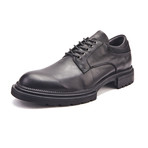 Textured Class Leather Lace Ups // Black (Euro: 41)