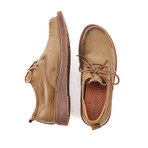 Folded Leather Lace Ups // Camel (Euro: 42)