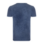 Duzce Tie-Dyed T-Shirt // Navy (2XL)
