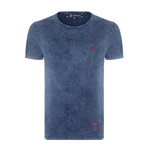 Duzce Tie-Dyed T-Shirt // Navy (L)
