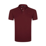 Adiyaman Short Sleeve Polo Shirt // Bordeaux (M)