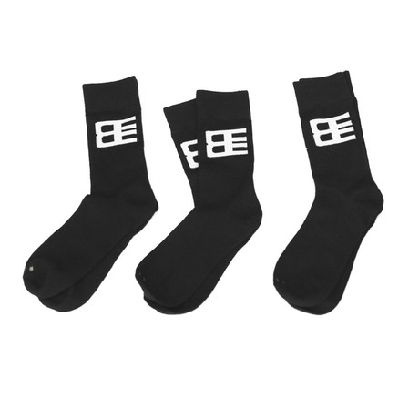 Baja East Socks // Black // Pack of 3