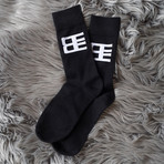 Baja East Socks // Black // Pack of 3