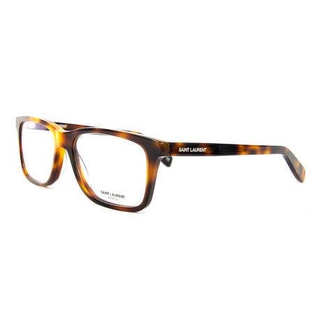 Saint Laurent // Men's 164 Optical Frames // Havana