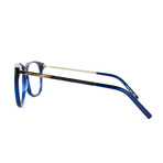 Saint Laurent // Unisex 260 Optical Frames // Blue + Silver