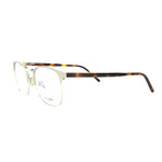 Saint Laurent // Men's 224 Optical Frames // Silver + Havana