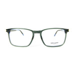 Saint Laurent // Men's 187 Slim Optical Frames // Green