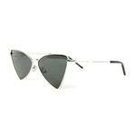 Saint Laurent // Men's New Wave Jerry Sunglasses // Silver