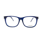 Saint Laurent // Unisex 260 Optical Frames // Blue + Silver