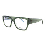 Saint Laurent // Women's Slim Optical Frames // Green