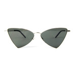 Saint Laurent // Men's New Wave Jerry Sunglasses // Silver