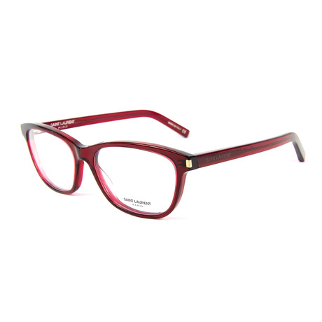 Saint Laurent // Unisex 120 Optical Frames // Red