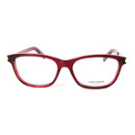 Saint Laurent // Unisex 120 Optical Frames // Red