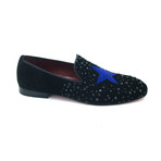 Delano Dress Shoes // Black + Blue (Euro: 42)