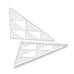 Triangle Wall Brackets (White)