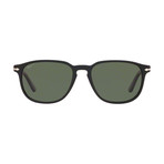 Square Polarized Sunglasses // Black