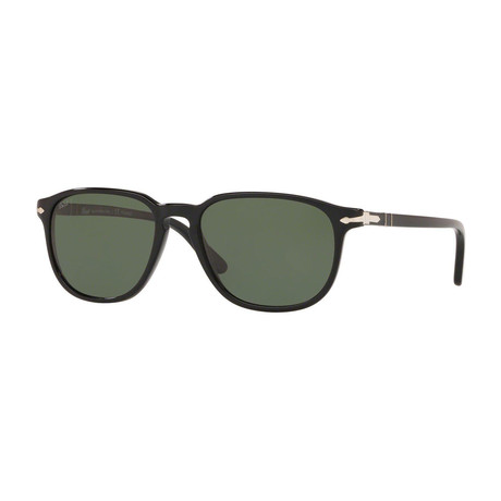 Square Polarized Sunglasses // Black