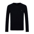 Shelby Crew Neck Sweater // Navy (L)