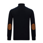 Harvey Quarter Zip Sweater // Navy (XL)