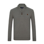 Remi Quarter-Zip Sweater // Gray (M)