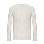 Stevie Crew Neck Sweater // Ecru (M)