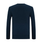 Ray V-Neck Sweater // Indigo (L)