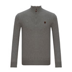 Remi Quarter-Zip Sweater // Gray (M)