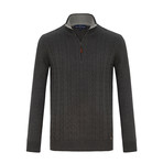 Jurgen Quarter-Zip Sweater // Gray (3XL)