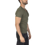 Kael T-Shirt // Khaki + Black (S)