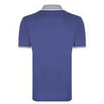 Quentin Short Sleeve Polo Shirt // Purple (S)