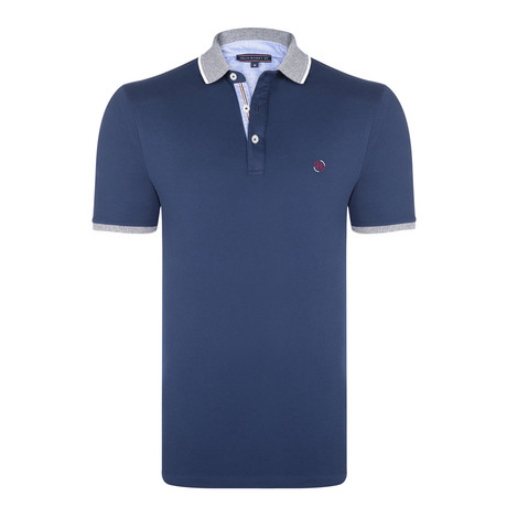 Grady Short Sleeve Polo Shirt // Navy (S)