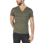 Kael T-Shirt // Khaki + Black (S)