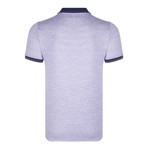 Adan Short Sleeve Polo Shirt // Purple (L)