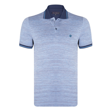 Yadiel Short Sleeve Polo Shirt // Blue (XL)