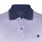 Adan Short Sleeve Polo Shirt // Purple (L)