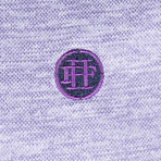 Adan Short Sleeve Polo Shirt // Purple (S)