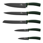 Emerald Collection Knife Set + Magnetic Stand // 6pcs