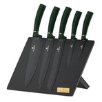 Emerald Collection Knife Set + Magnetic Stand // 6pcs
