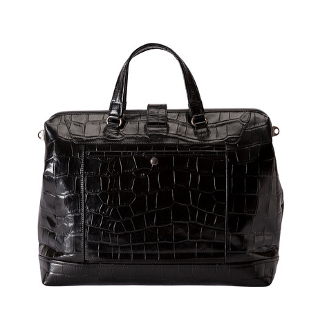 Cavallo Doc Croco Traveler // Black